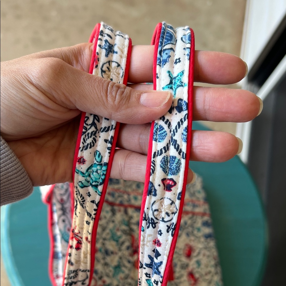 Vera Bradley Small Vera Tote in Sea Life - Picture 6 of 6